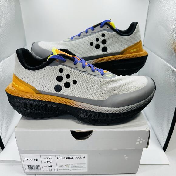 Craft Other - Craft Sportswear Pro Endurance Trail Running Shoes Men's Size US 9.5 Orange Gray